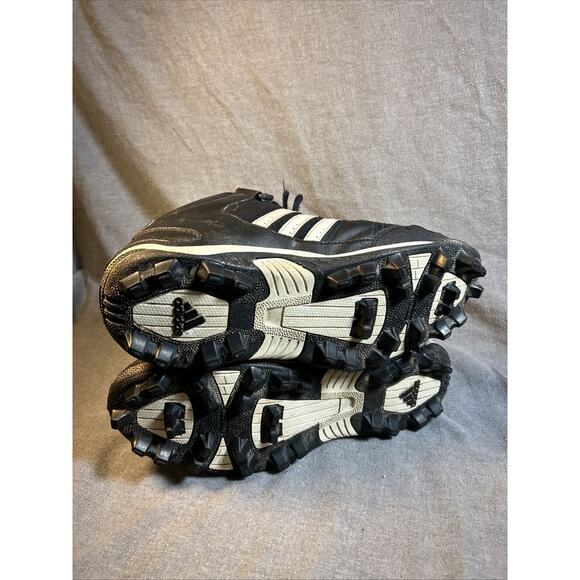 Adidas Corner Blitz 8 MD Mid Football Cleats MENS 12 Molded Sole Black 902207 - Picture 7 of 10